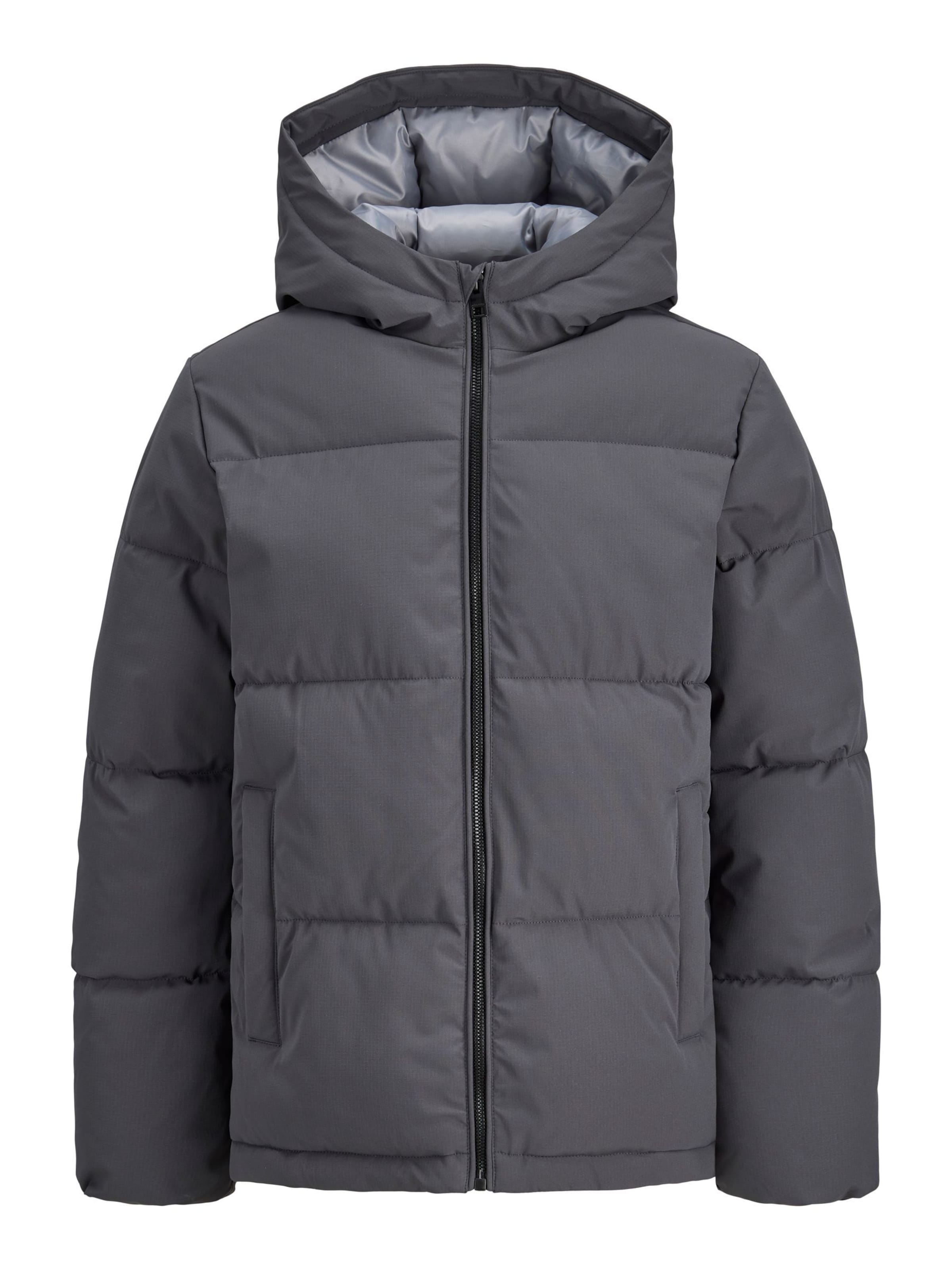 Jack & Jones Junior Tussenjas in Grijs: voorkant
