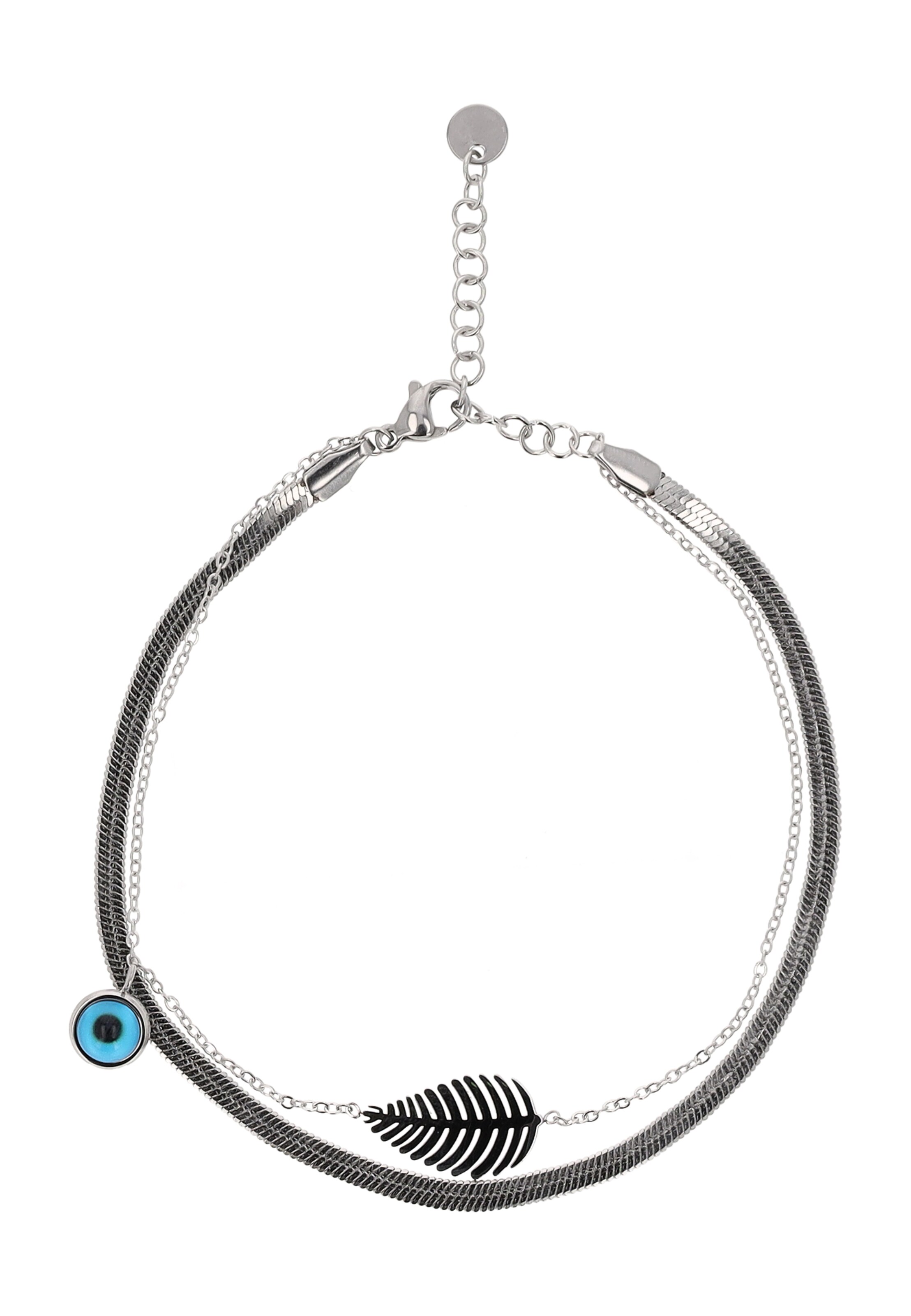 GRASSLAND Bracelet in Silver: front