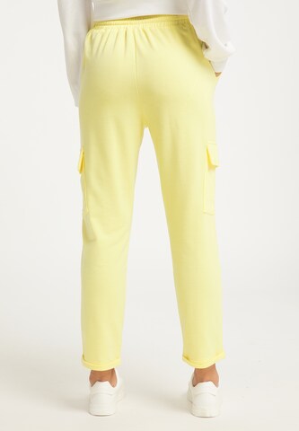 usha BLUE LABEL Regular Cargo Pants in Yellow