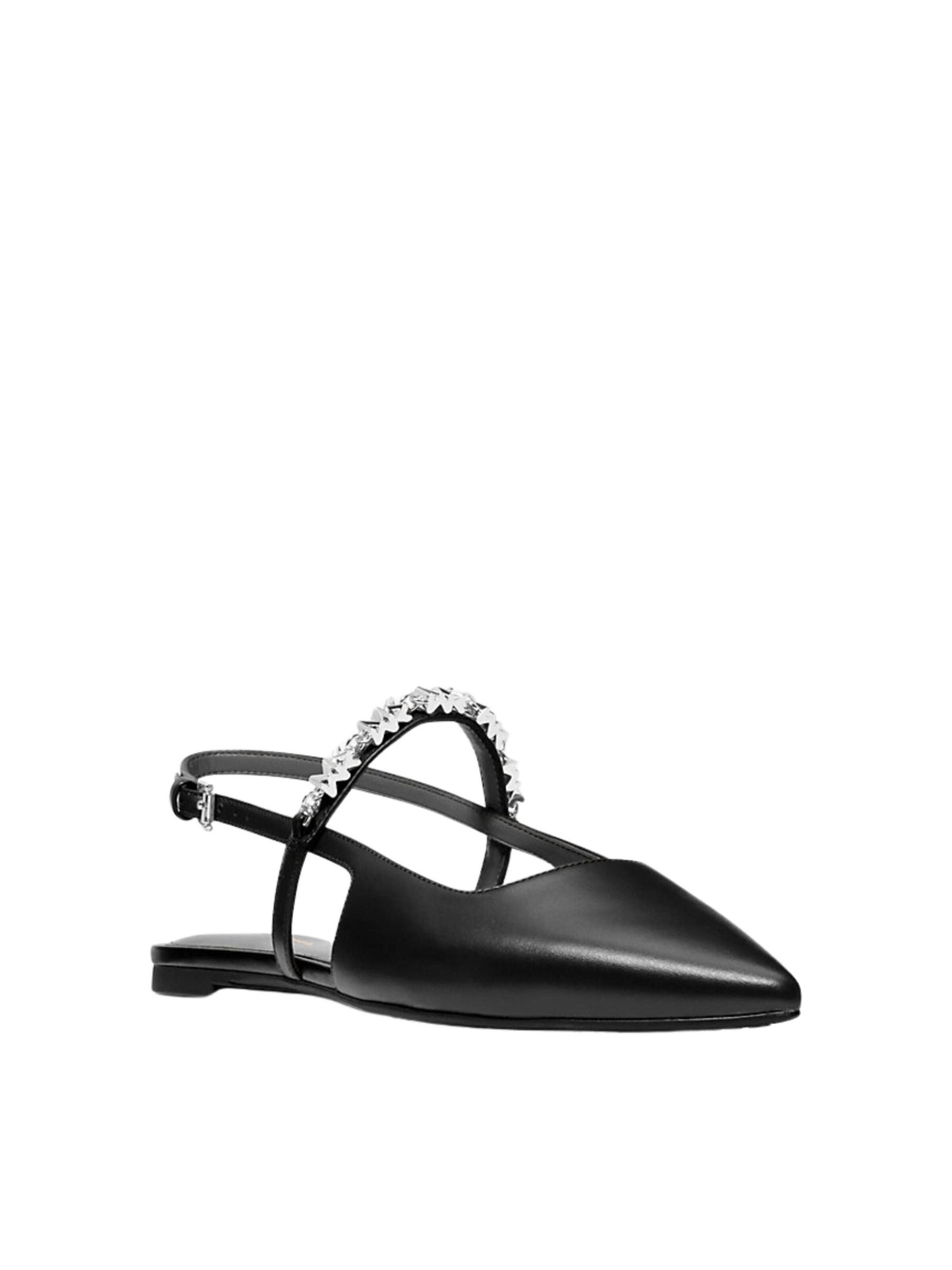 Michael Kors - Bailarinas con hebilla 'DINA FLEX SLING' en marrón: frente