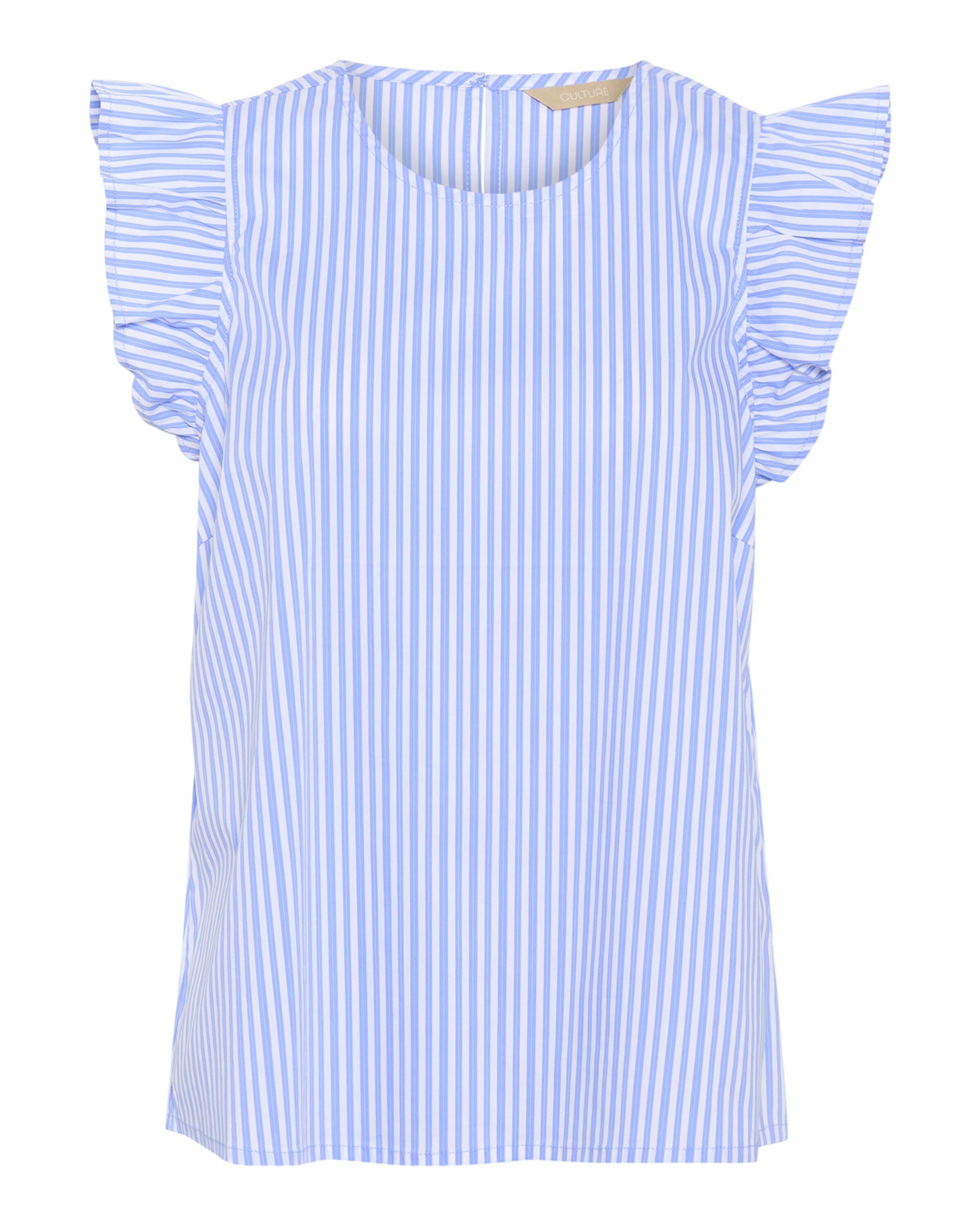 CULTURE Blouse 'Jilla' in Blue: front