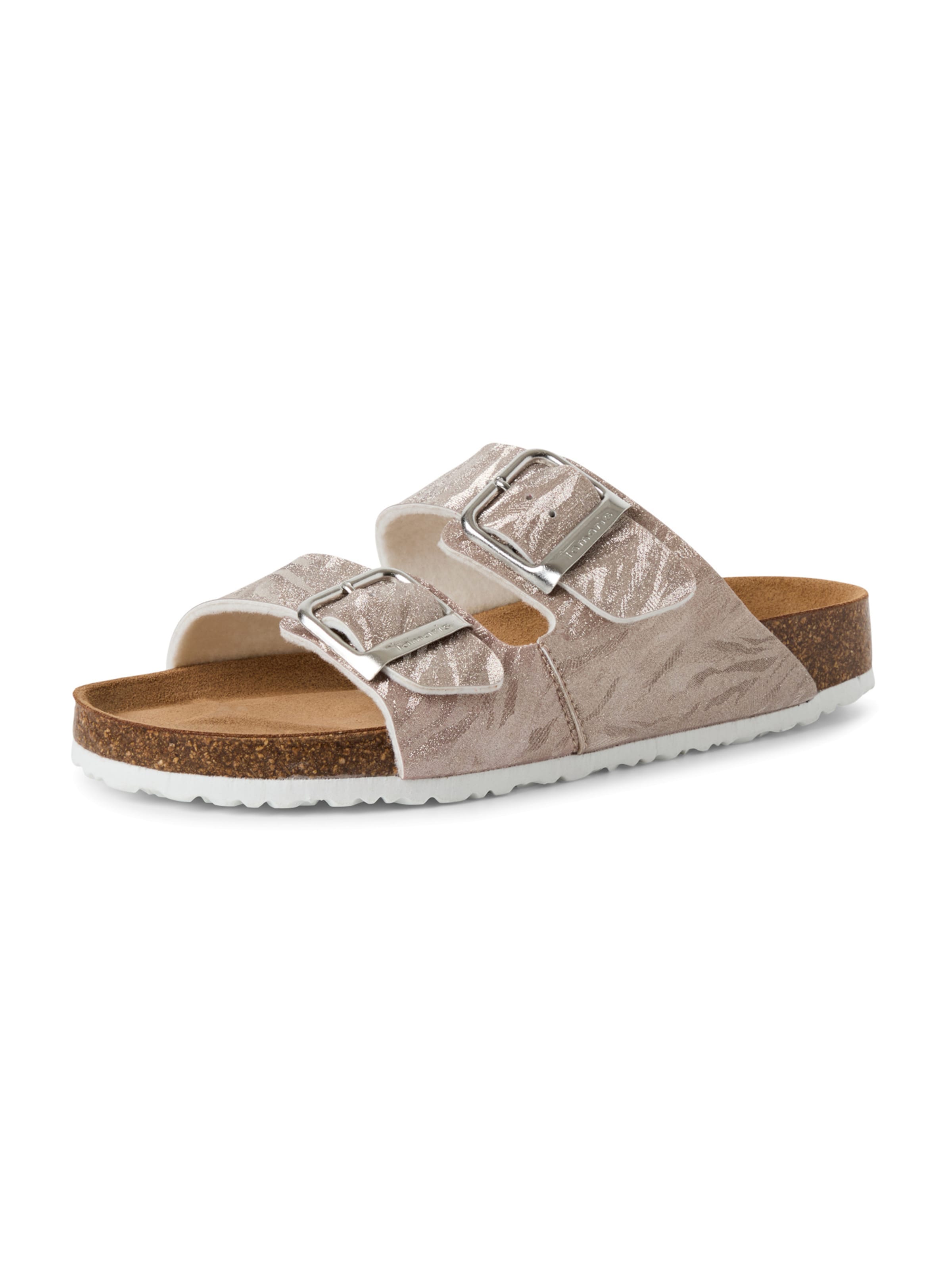 Saboți de la Tamaris pe roz: față