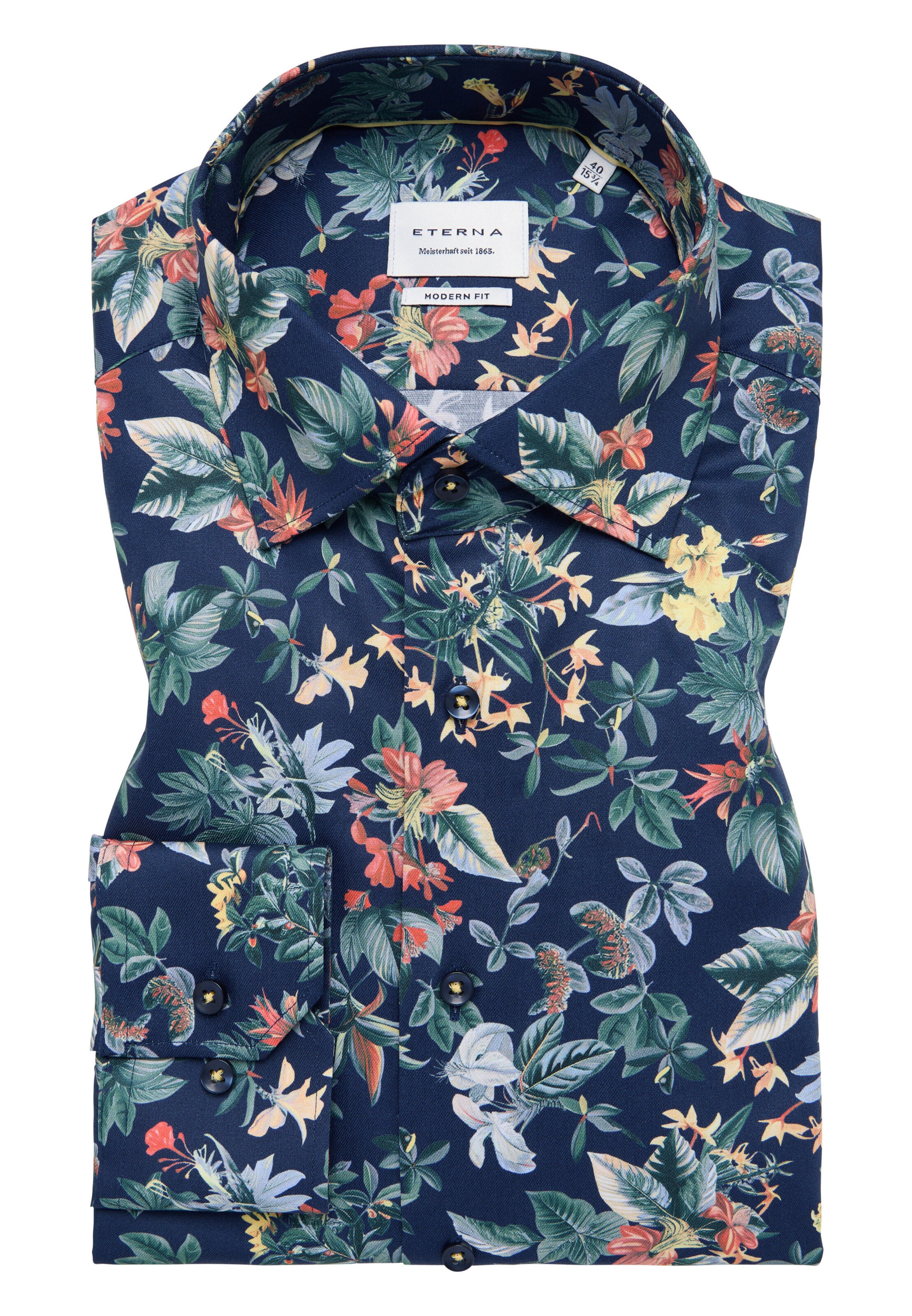 ETERNA Regular fit Business shirt in Blue