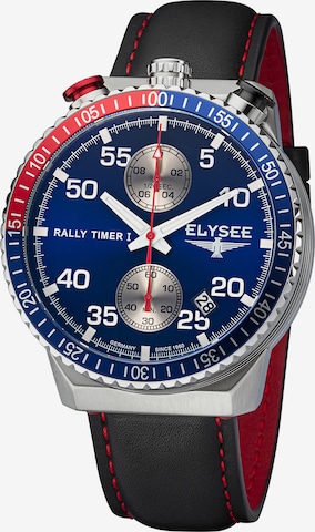 Montre à affichage analogique 'Rally Timer I' ELYSEE en bleu : devant