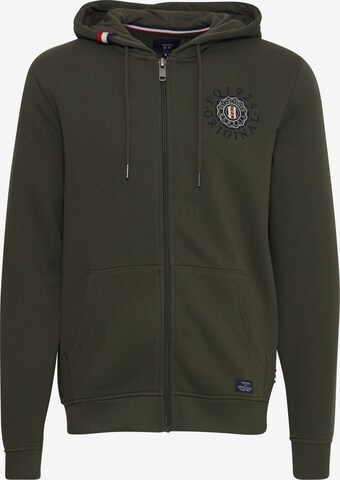 FQ1924 Zip-Up Hoodie 'William' in Green: front