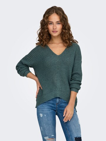 JDY Sweater 'JDYNew Megan' in Green
