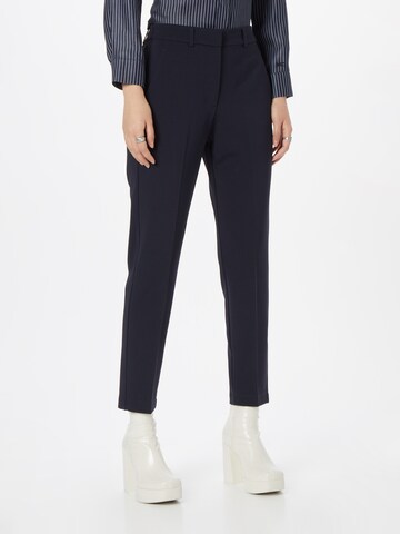 Max Mara Leisure Regular Pantalon 'SICILIA' in Blauw: voorkant