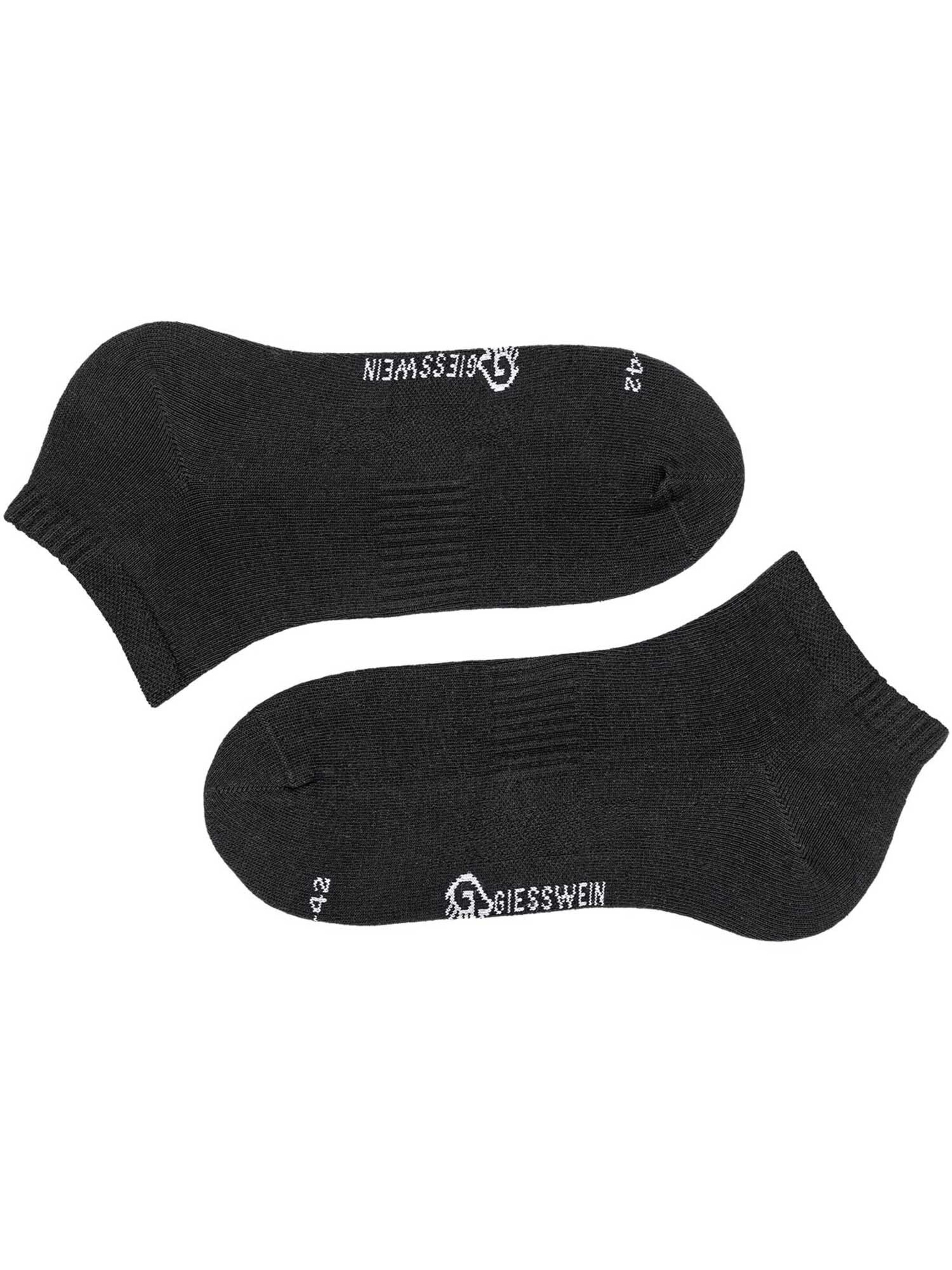 GIESSWEIN Socken in Schwarz