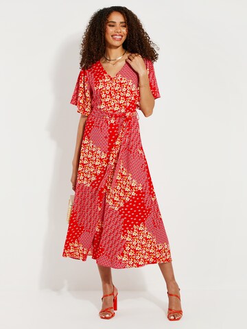 Threadbare Shirt dress 'Fruit' in Red