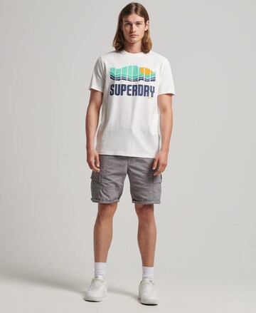 T-Shirt Superdry en blanc