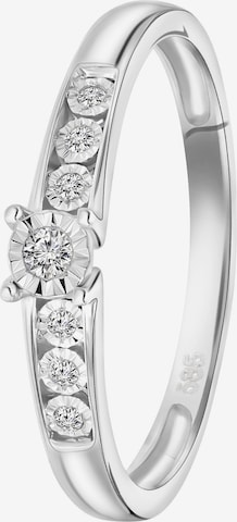 Lucardi Ring in Zilver: voorkant