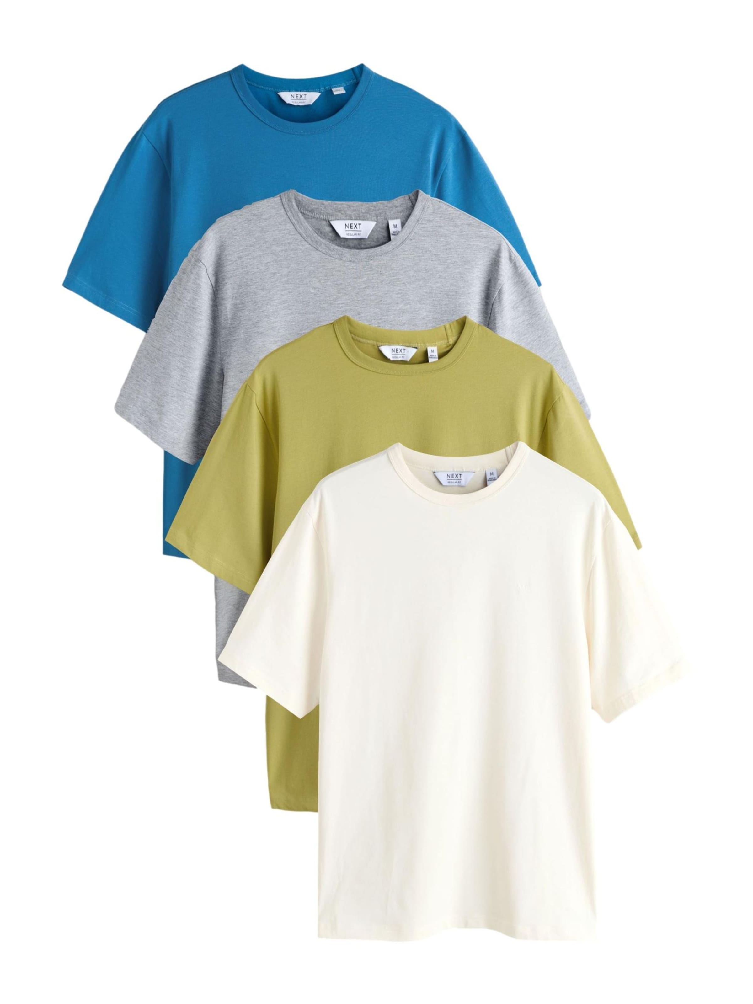 Next T-Shirt 'Trident' in Beige: Vorderseite