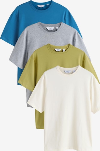 Next T-Shirt 'Trident' in Beige: Vorderseite