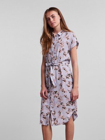 PIECES Shirt Dress 'Nya' in Blue: front