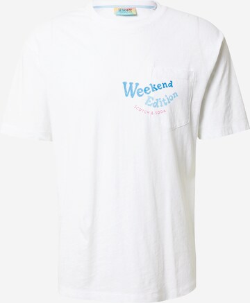 SCOTCH & SODA - Camiseta en blanco: frente