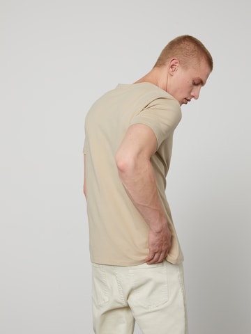 DAN FOX APPAREL Skjorte 'Samuel' i beige