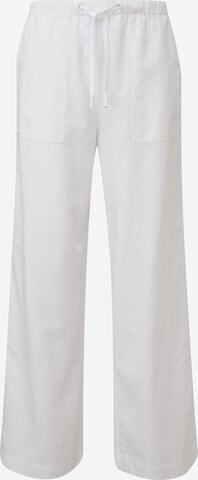 Wide Leg Pantalon comma casual identity en blanc : devant