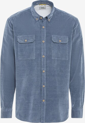 CAMEL ACTIVE Button Up Shirt in Blue: front