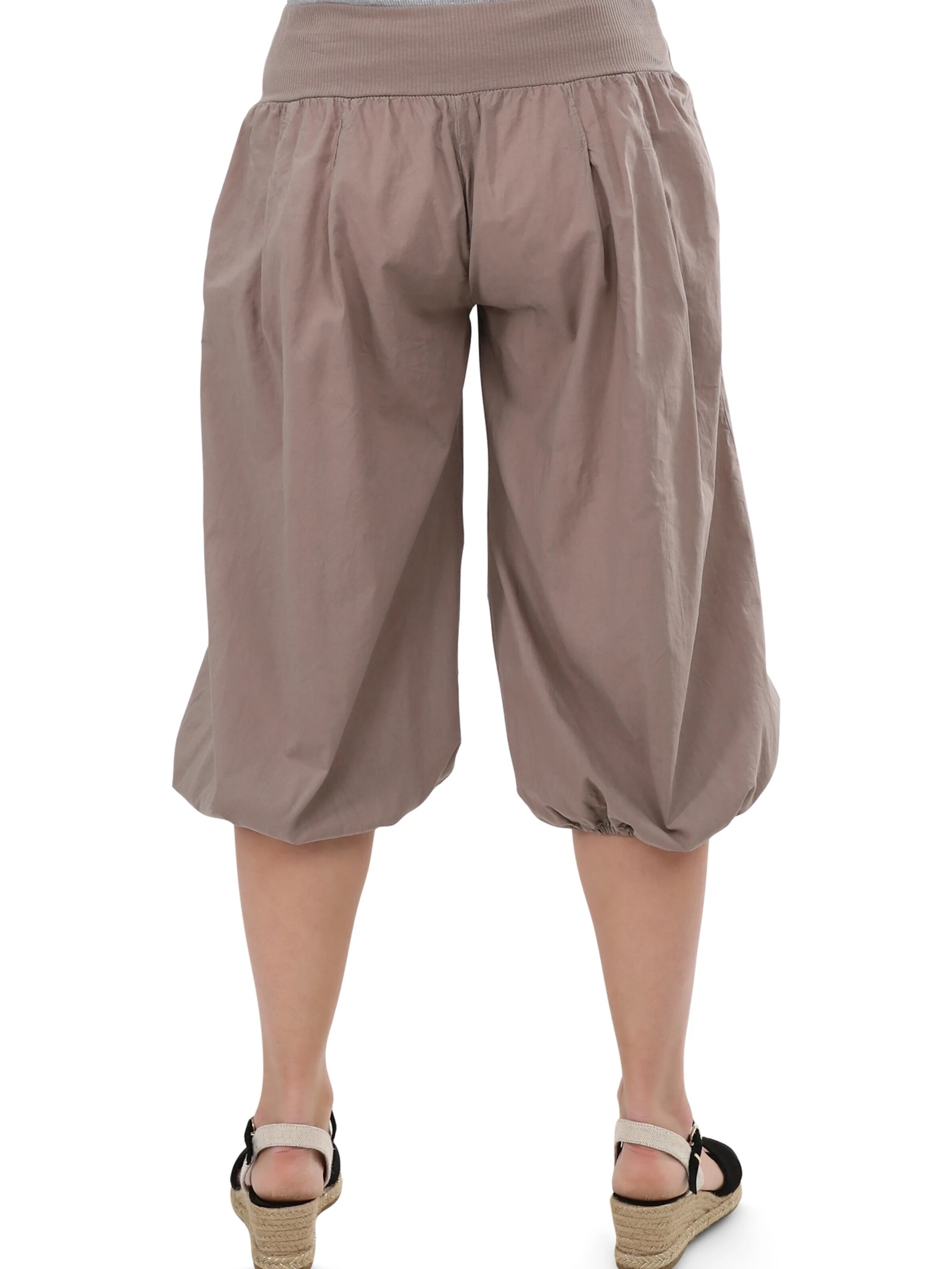 malito more than fashion Loose fit Harem Pants in Brown