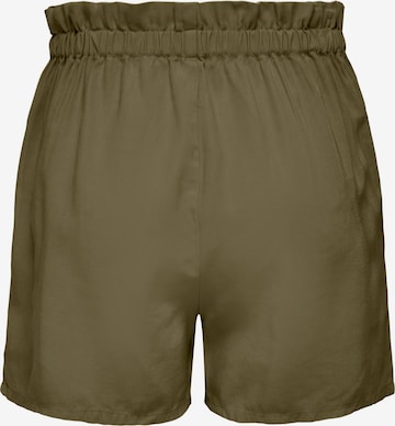 ONLY Regular Pleat-Front Pants 'ARIS LIFE' in Green