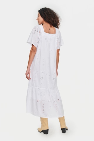 SAINT TROPEZ Kleid 'MellaniSZ' in Weiß