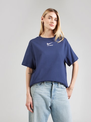 Nike Sportswear Tričko – modrá