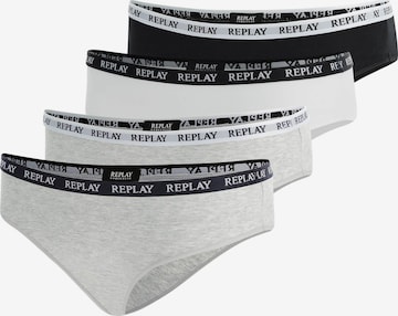 Slip REPLAY en gris : devant