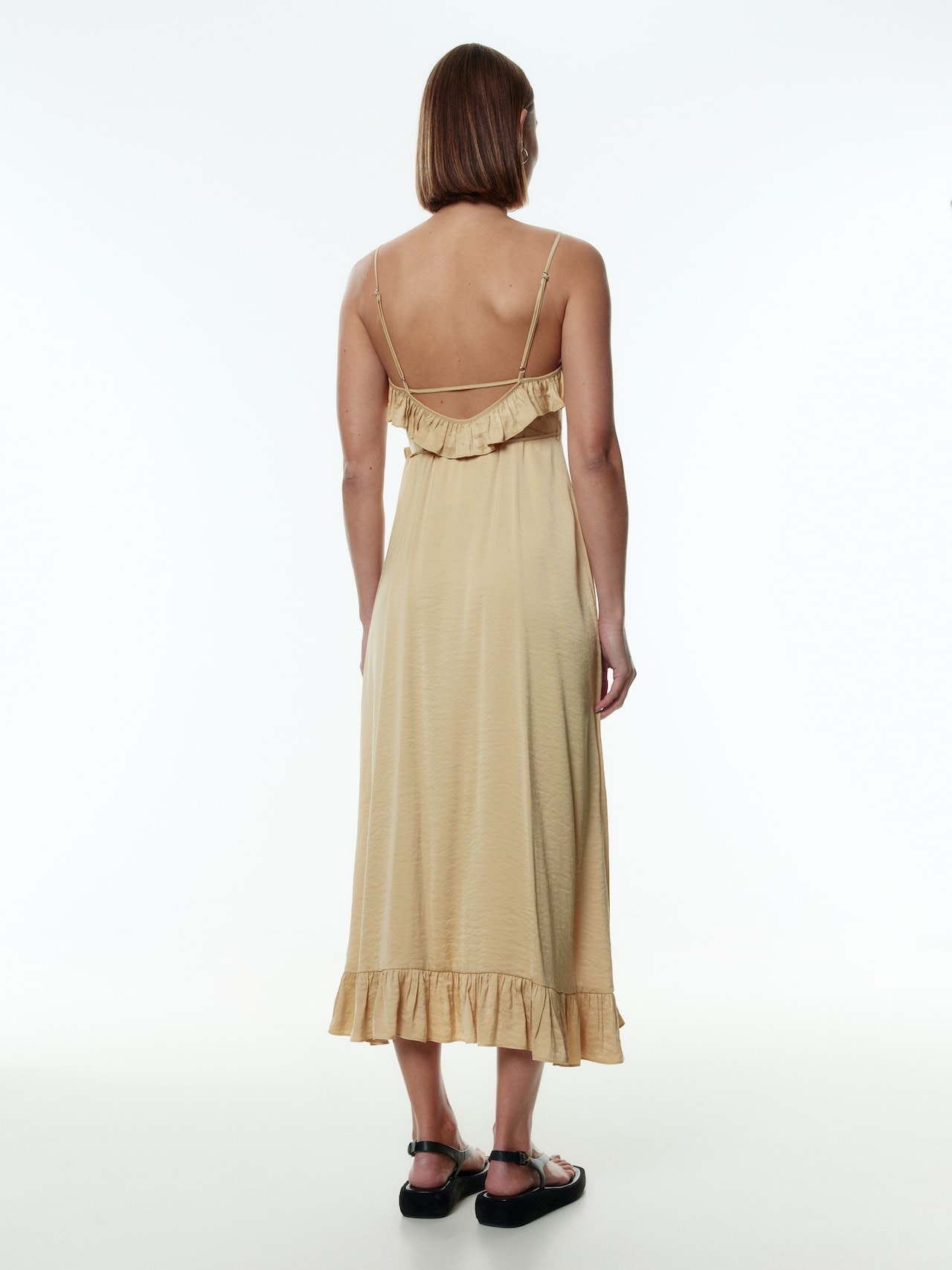 EDITED Producten Jurk 'Benice' Curry