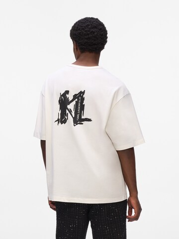 Tricou de la Karl Lagerfeld pe alb