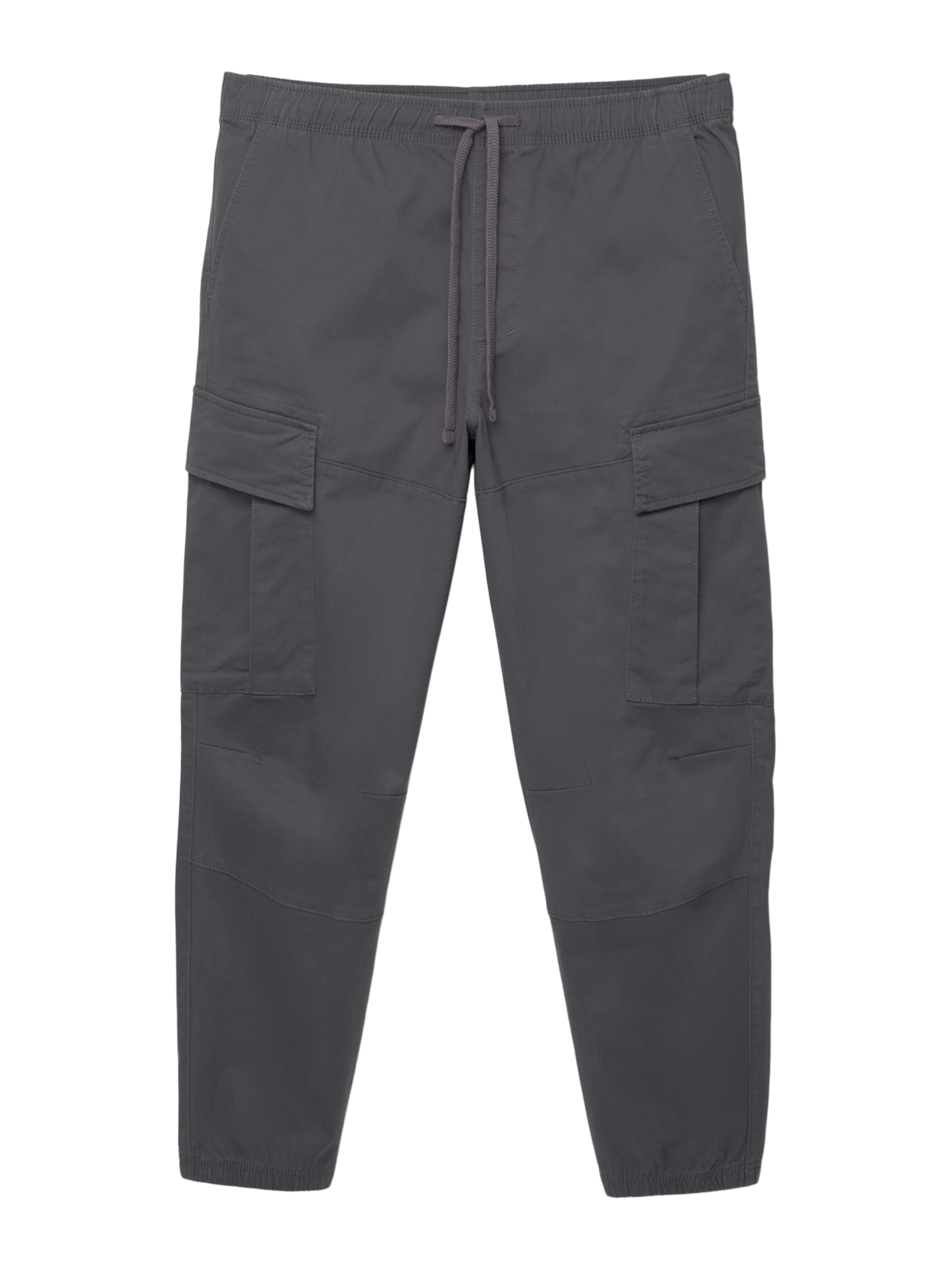 Pull&Bear Tapered Hose in Grau: Vorderseite