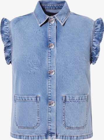 Studio Untold Weste in Blau: Vorderseite