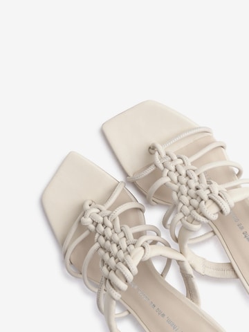 BRONX Sandals 'Ros-Ey' in Beige