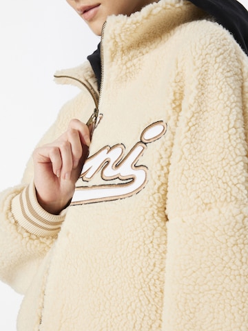 Karl Kani Fleece Jacket in Beige