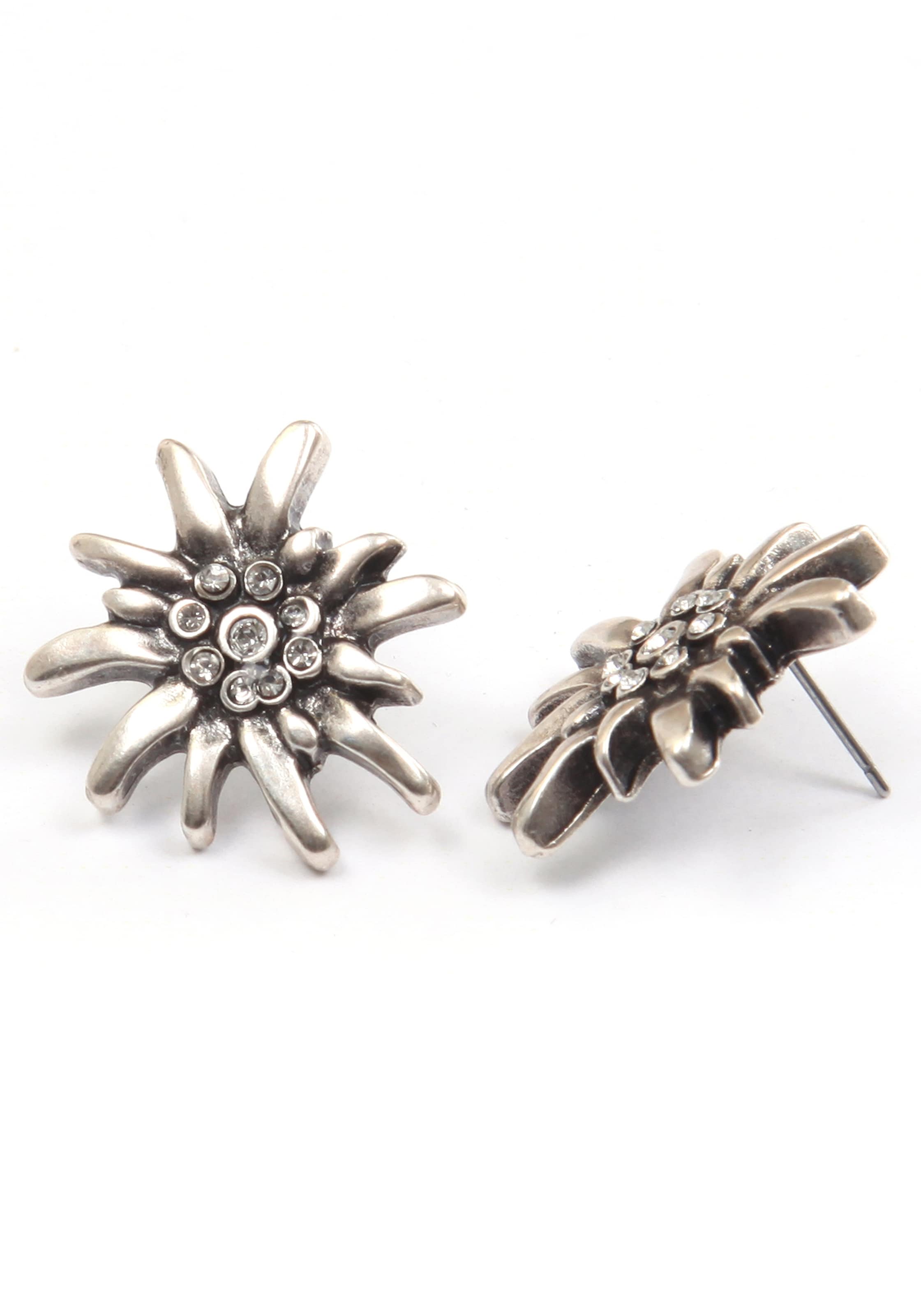 J. Jayz Earrings in Grey: front