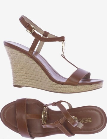 MICHAEL Michael Kors Sandals & High-Heeled Sandals in 37 in Brown: front