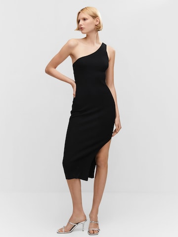 MANGO Knitted dress 'Asim' in Black