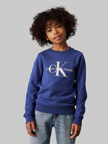 Calvin Klein Jeans Sweatshirt in Blau