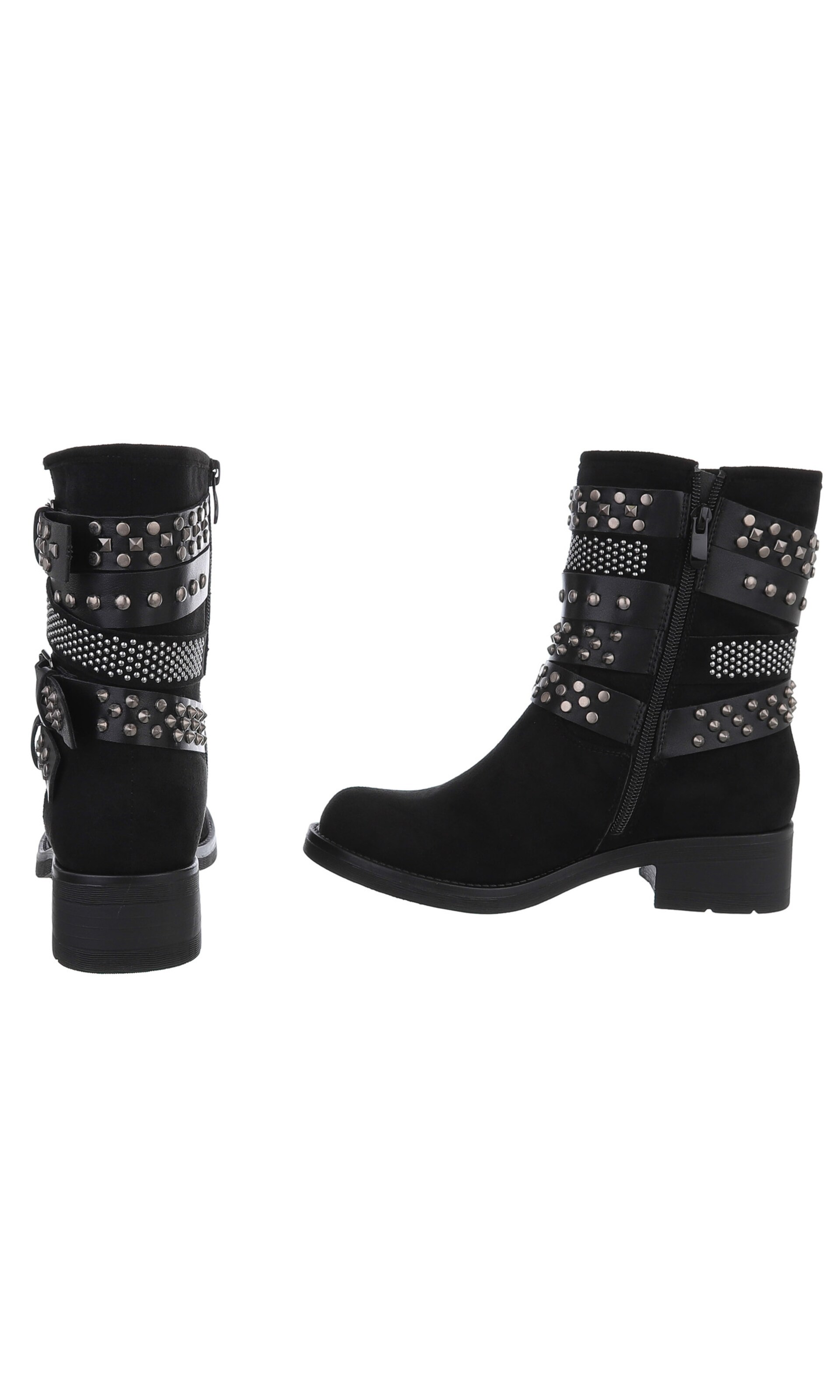 Ital-Design Stiefelette in Schwarz