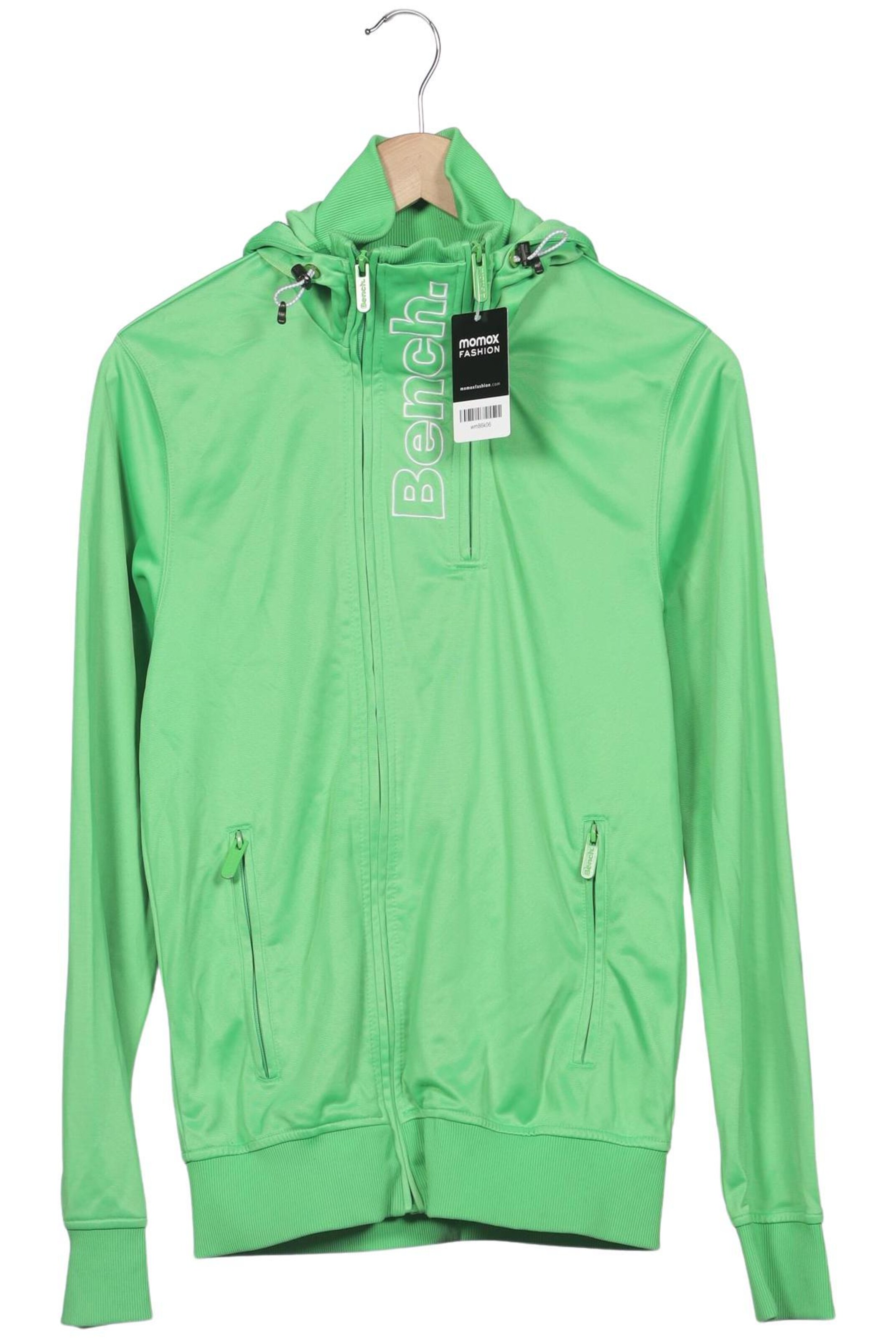 BENCH Sweatshirt & Zip-Up Hoodie in S in Green: front