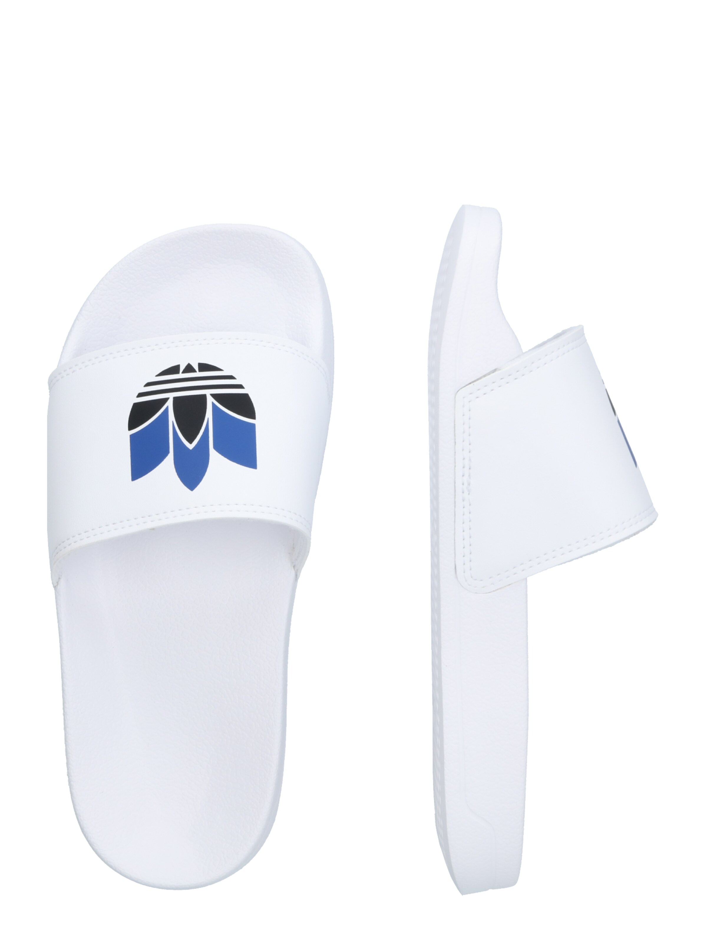 Saboți 'Adilette' de la ADIDAS ORIGINALS pe alb