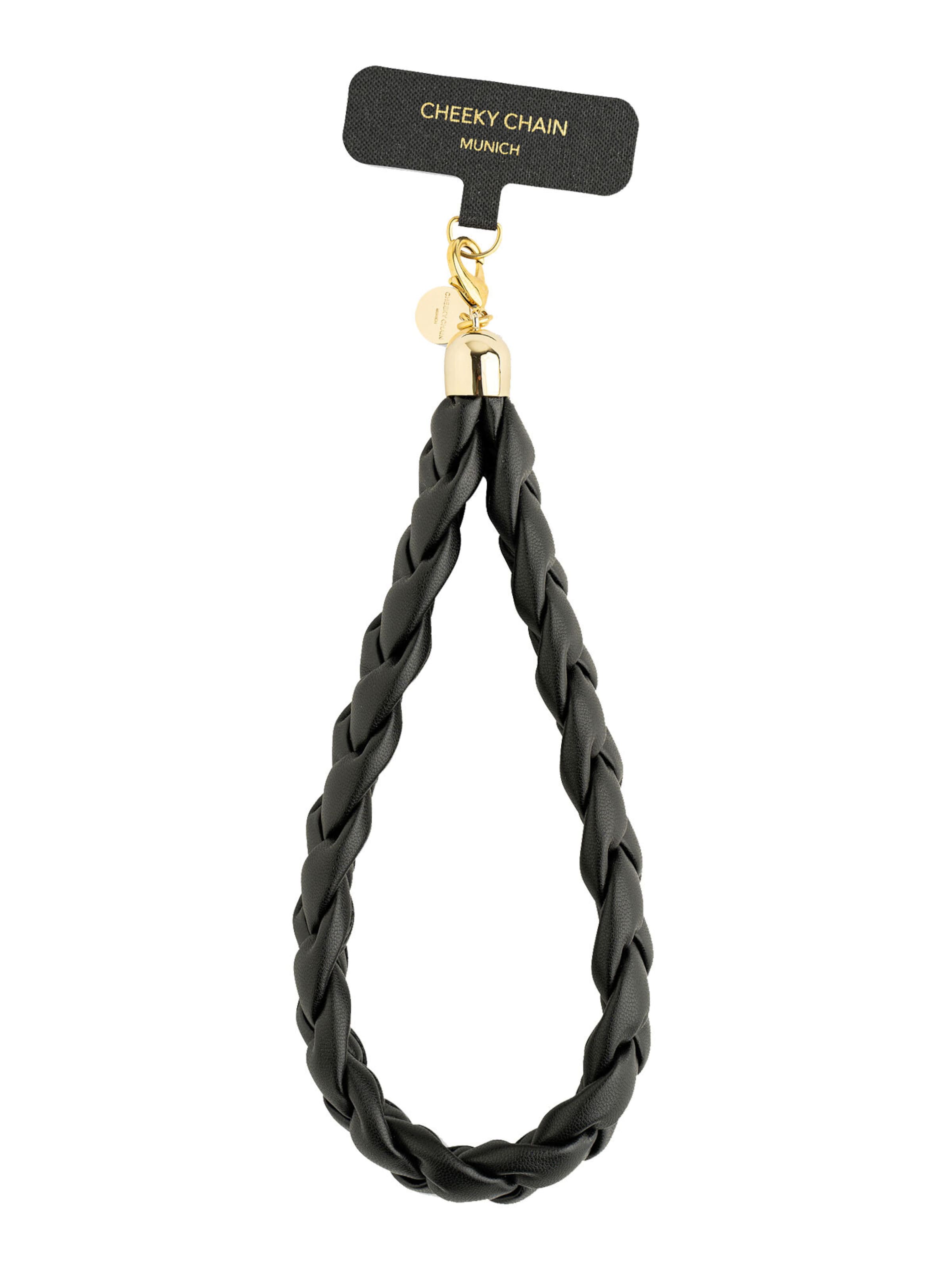 Protection pour smartphone 'Heidi' Cheeky Chain Munich en noir : devant