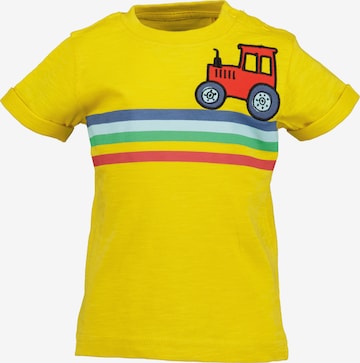 BLUE SEVEN - Camisola 'Mini' em amarelo: frente