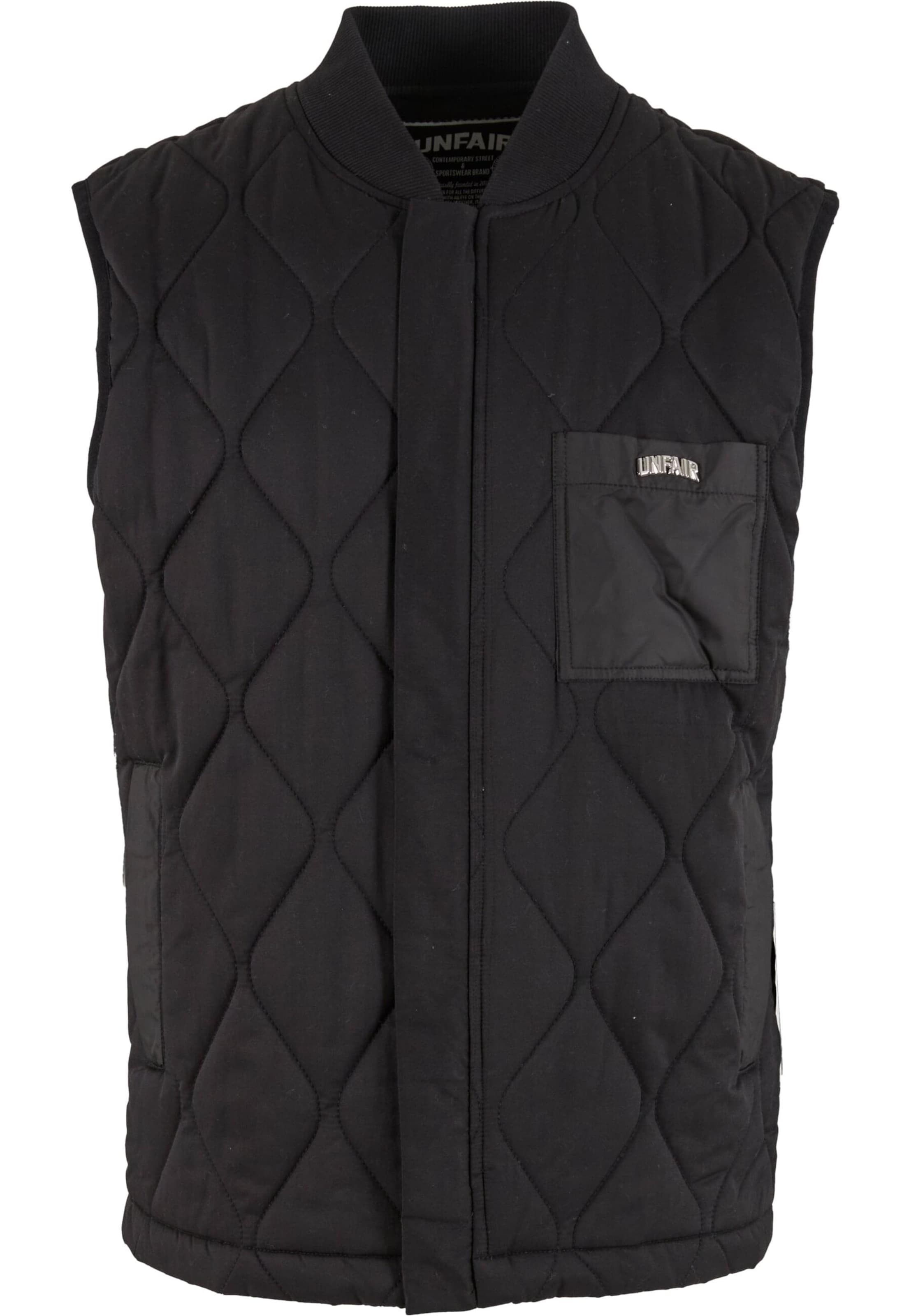 Unfair Athletics Vest in Black: front