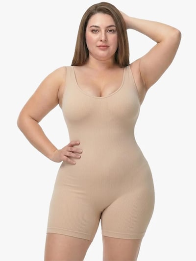 Shapetape Shapingbody in S in de kleur Beige, Productweergave