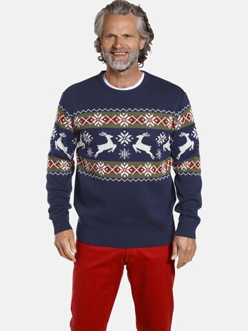 Jan Vanderstorm Sweater 'Tore' in Blue: front