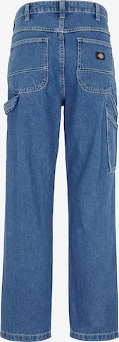 DICKIES Loosefit Jeans in Blauw