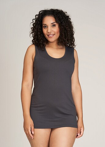 SANDGAARD Top in Grey: front