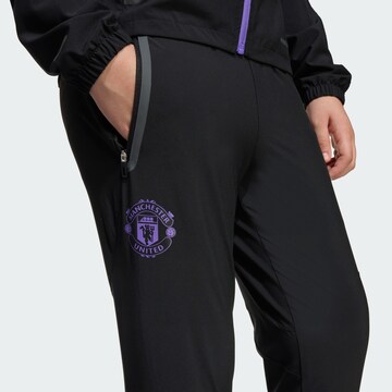 Regular Pantalon de sport 'Manchester United Tiro 25 Competition' ADIDAS PERFORMANCE en noir