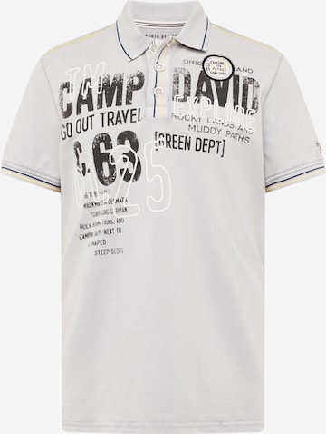 CAMP DAVID Shirt in Grijs: voorkant