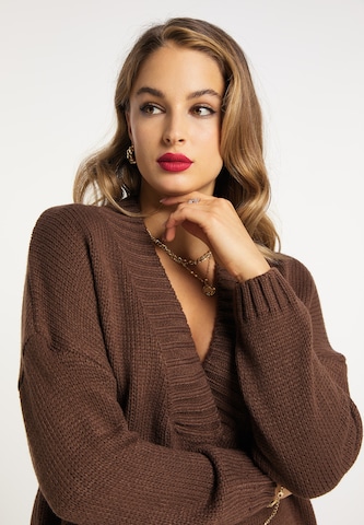 Pull-over faina en marron